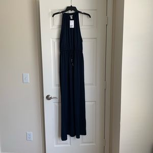 NWT H&M Navy Blue Maxi